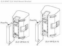 Electro-Voice ZLX-BRKT, montážny kit č. 1