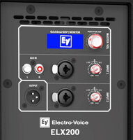Electro-Voice ELX200-12P, aktívna reprosústava, zadný panel